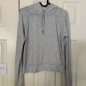 Thin pullover hoodie